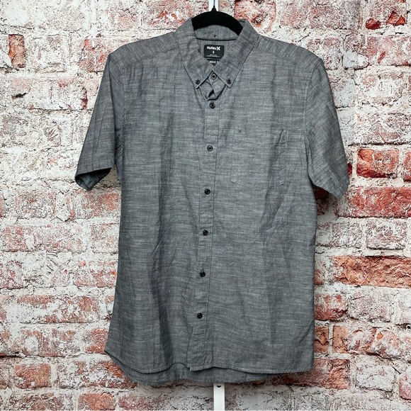 Hurley Men’s Classic Fit Button Down Shirt Small - Picture 1 of 5